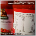 Sauce tomato SANREMO Australia NAPOLITANA 500g